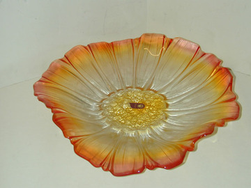 decorative, flower-shaped bowl