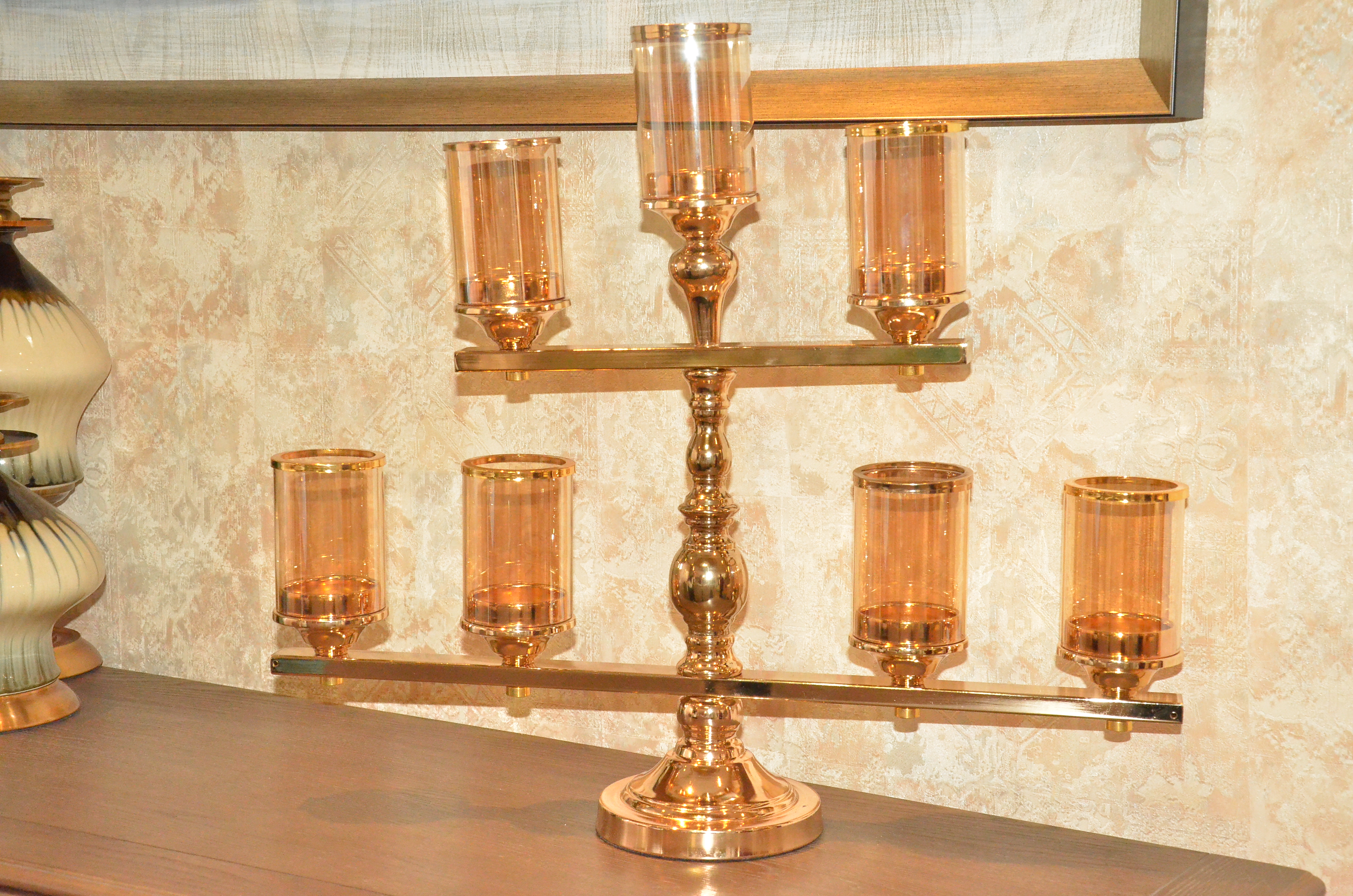  Brass Multiple candle holder 