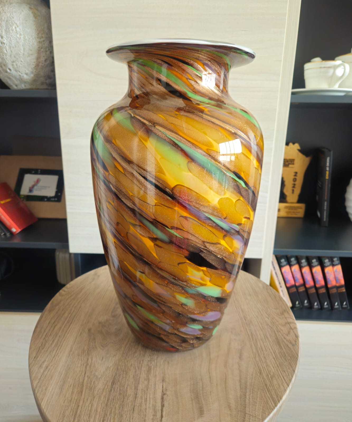 vintage glass vase